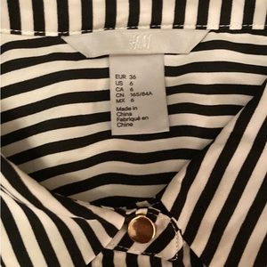 H&M striped dress shirt